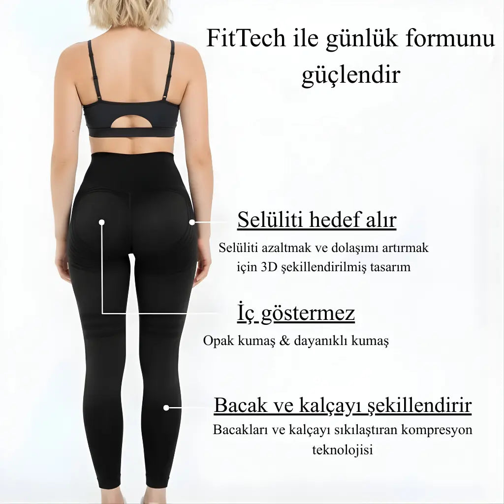 FitTech 3D Şekillendirici Kompresyon Taytı
