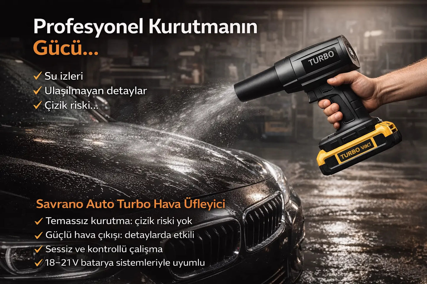 Savrano Auto Turbo Hava Üfleyici