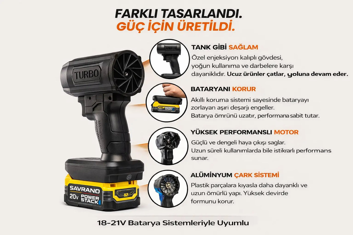 Savrano Auto Turbo Hava Üfleyici