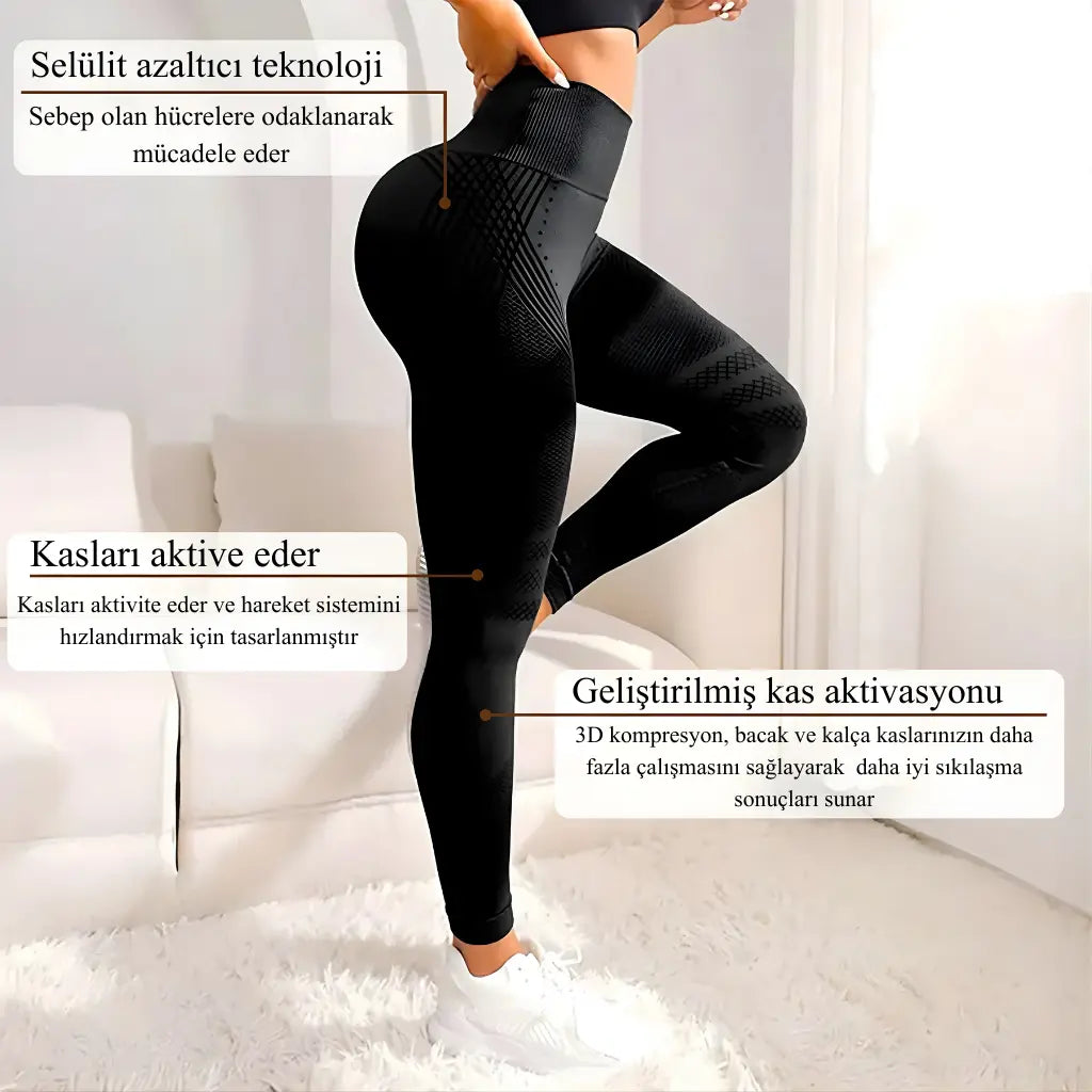 FitTech 3D Şekillendirici Kompresyon Taytı